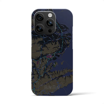 【阿南（徳島県）】地図柄iPhoneケース（バックカバータイプ）