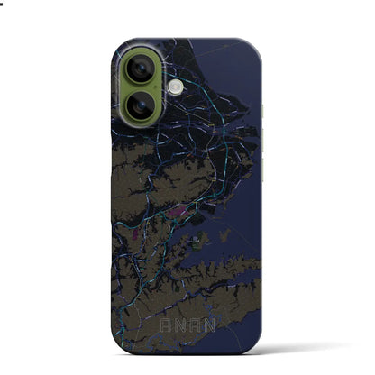 【阿南（徳島県）】地図柄iPhoneケース（バックカバータイプ）