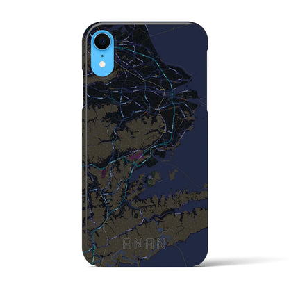 【阿南（徳島県）】地図柄iPhoneケース（バックカバータイプ）