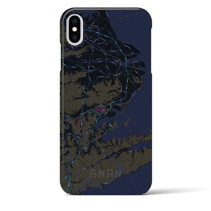 【阿南（徳島県）】地図柄iPhoneケース（バックカバータイプ）