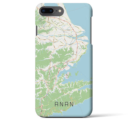 【阿南（徳島県）】地図柄iPhoneケース（バックカバータイプ）