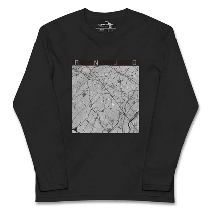 【安城（愛知県）】地図柄ロングスリーブTシャツ