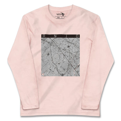 【安城（愛知県）】地図柄ロングスリーブTシャツ