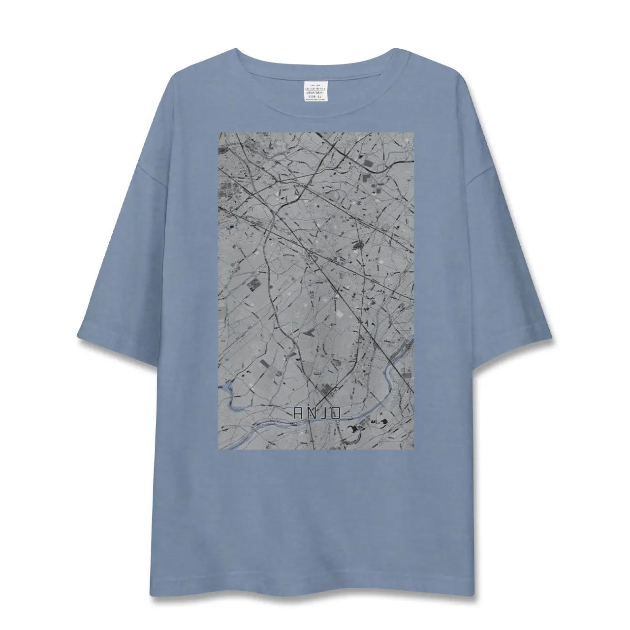 【安城（愛知県）】地図柄ビッグシルエットTシャツ