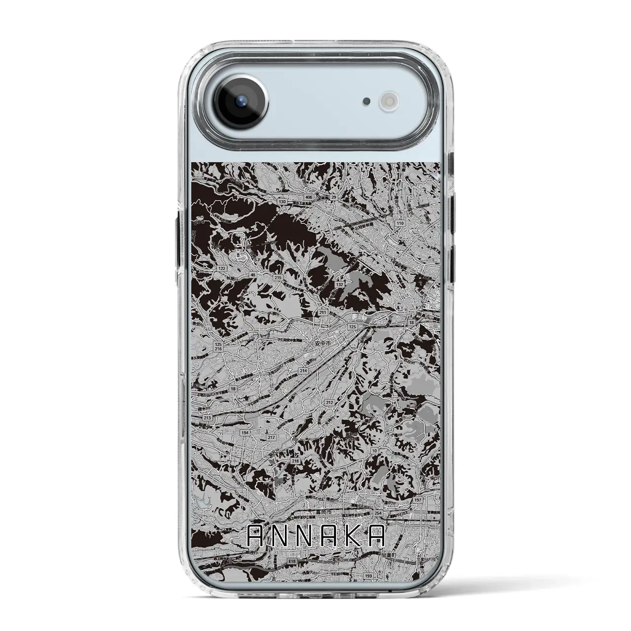 【安中（群馬県）】地図柄iPhoneケース（MagSafeタイプ）