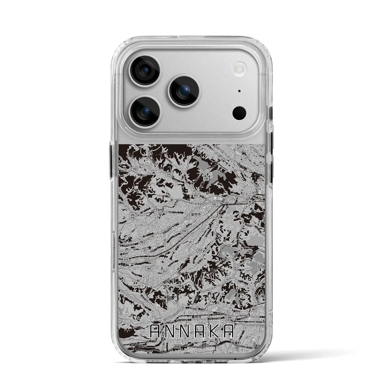 【安中（群馬県）】地図柄iPhoneケース（MagSafeタイプ）