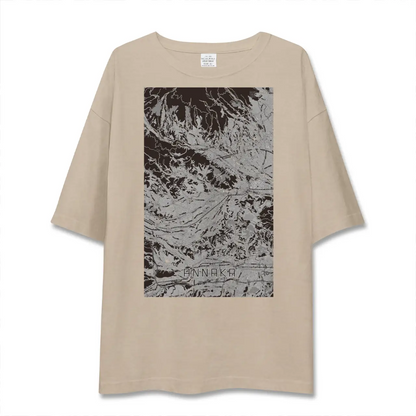 【安中（群馬県）】地図柄ビッグシルエットTシャツ
