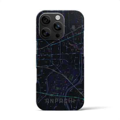 【安八（岐阜県）】地図柄iPhoneケース（バックカバータイプ）