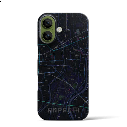 【安八（岐阜県）】地図柄iPhoneケース（バックカバータイプ）