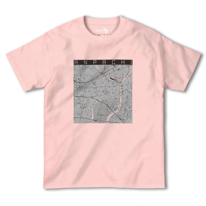 【安八（岐阜県）】地図柄ヘビーウェイトTシャツ