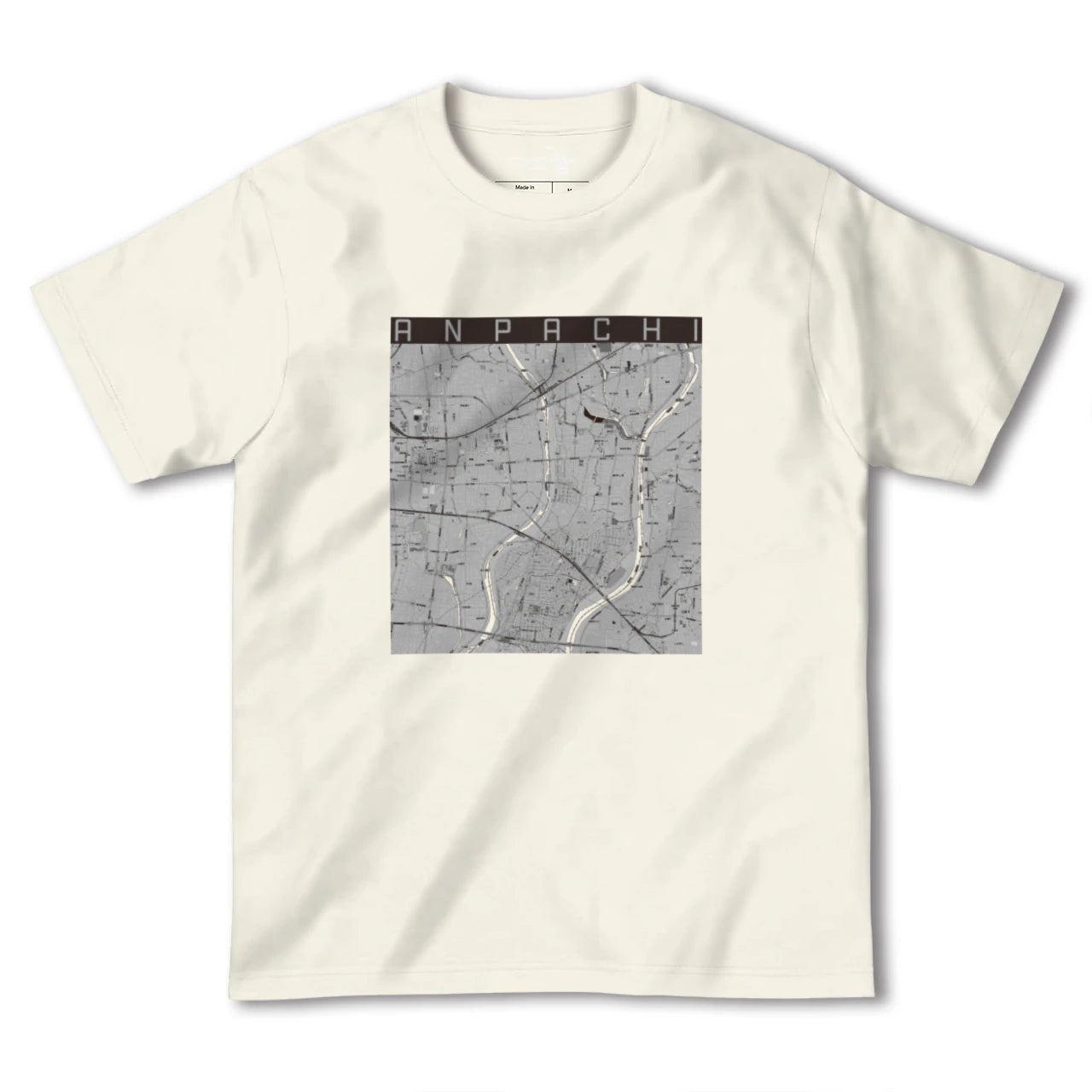 【安八（岐阜県）】地図柄ヘビーウェイトTシャツ