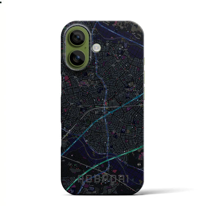 【青葉台（神奈川県）】地図柄iPhoneケース（バックカバータイプ）