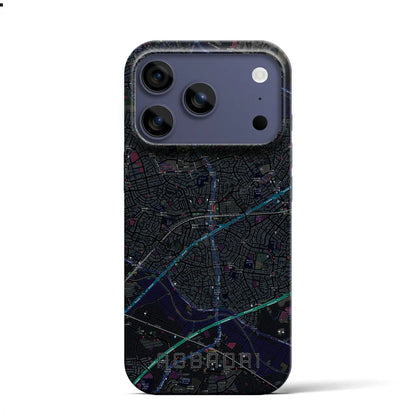 【青葉台（神奈川県）】地図柄iPhoneケース（バックカバータイプ）