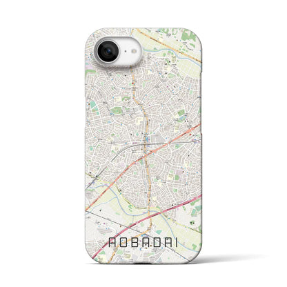 【青葉台（神奈川県）】地図柄iPhoneケース（バックカバータイプ）