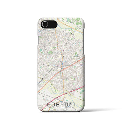 【青葉台（神奈川県）】地図柄iPhoneケース（バックカバータイプ）