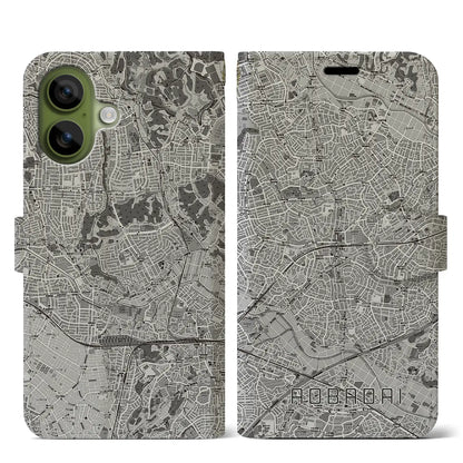 【青葉台（神奈川県）】地図柄iPhoneケース（手帳タイプ）