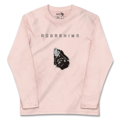 【青ヶ島（東京都）】地図柄ロングスリーブTシャツ