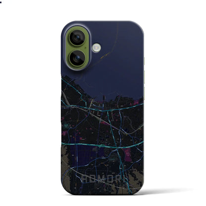 【青森2（青森県）】地図柄iPhoneケース（バックカバータイプ）