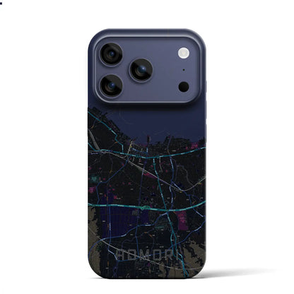 【青森2（青森県）】地図柄iPhoneケース（バックカバータイプ）