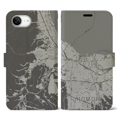 【青森2（青森県）】地図柄iPhoneケース（手帳タイプ）