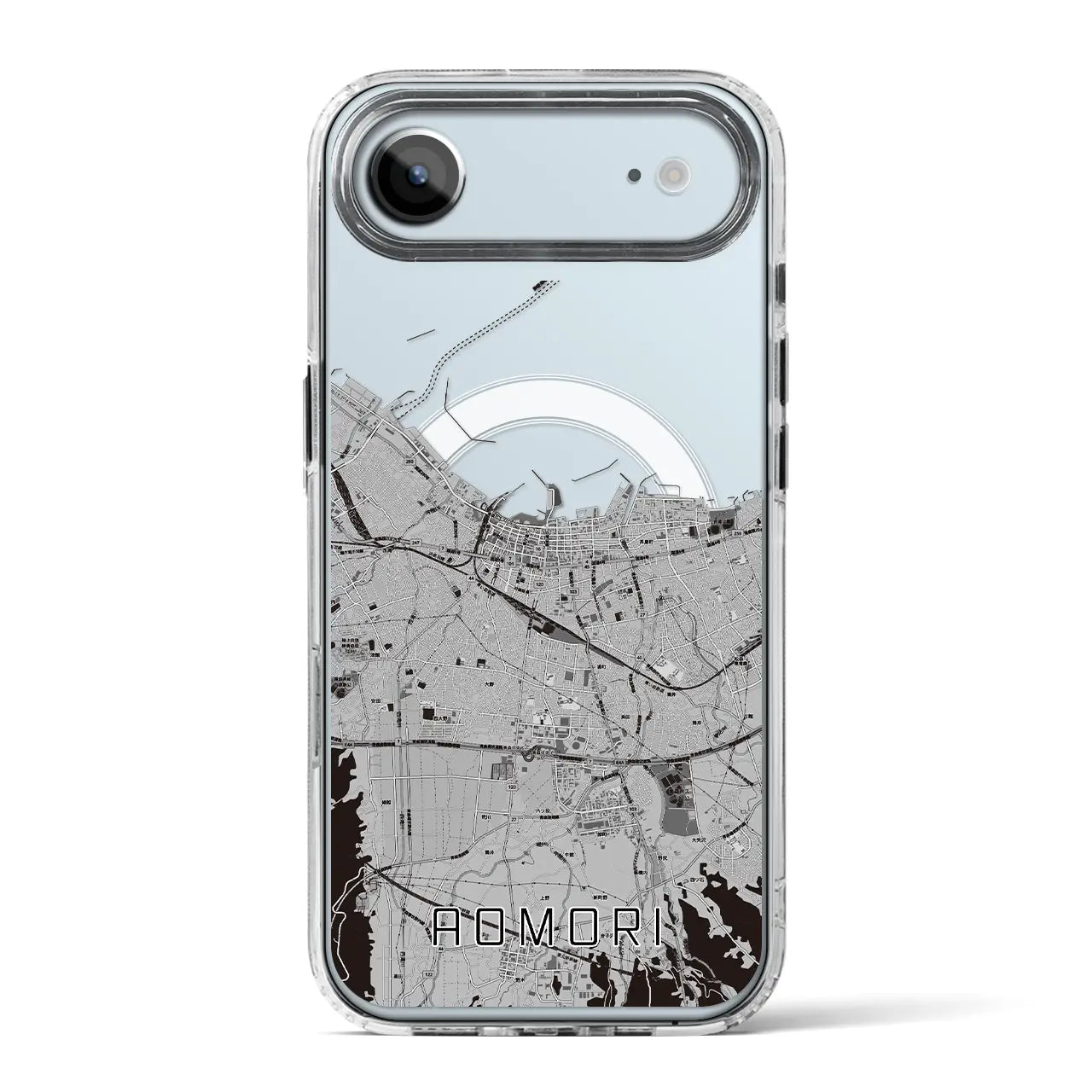 【青森2（青森県）】地図柄iPhoneケース（MagSafeタイプ）