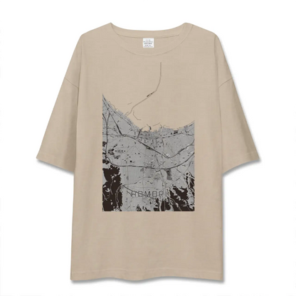 【青森2（青森県）】地図柄ビッグシルエットTシャツ