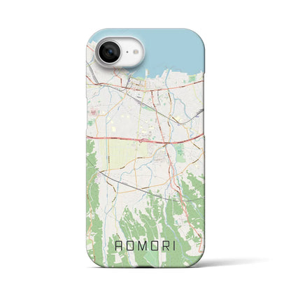 【青森（青森県）】地図柄iPhoneケース（バックカバータイプ）