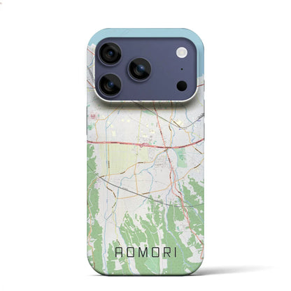 【青森（青森県）】地図柄iPhoneケース（バックカバータイプ）