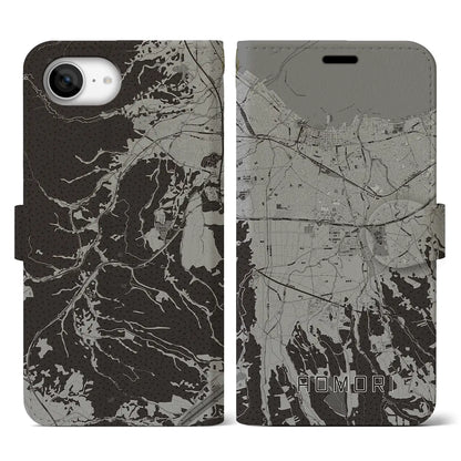 【青森（青森県）】地図柄iPhoneケース（手帳タイプ）