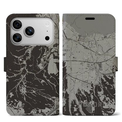 【青森（青森県）】地図柄iPhoneケース（手帳タイプ）