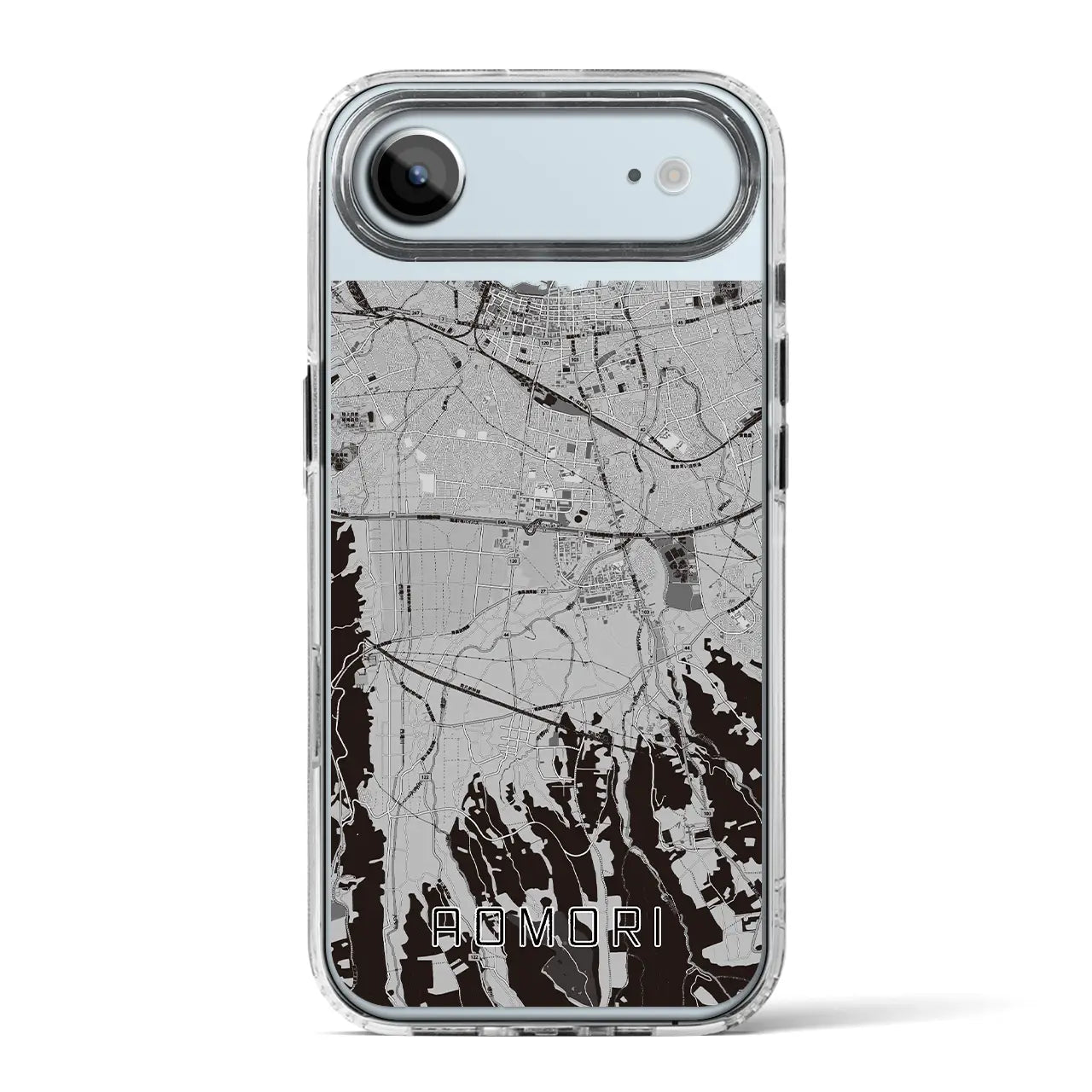 【青森（青森県）】地図柄iPhoneケース（MagSafeタイプ）