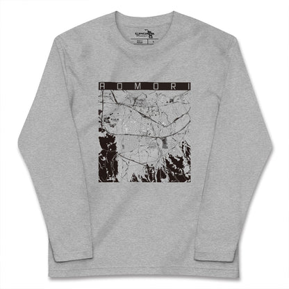【青森（青森県）】地図柄ロングスリーブTシャツ