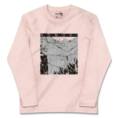 【青森（青森県）】地図柄ロングスリーブTシャツ