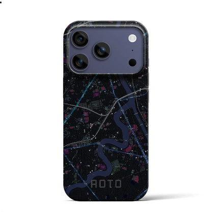 【青砥（東京都）】地図柄iPhoneケース（バックカバータイプ）