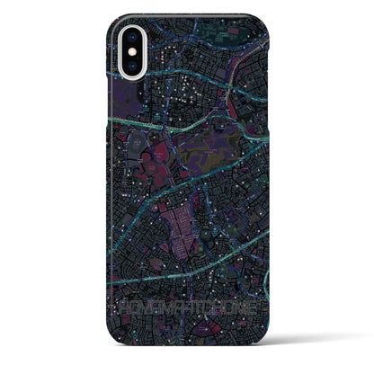 【青山一丁目（東京都）】地図柄iPhoneケース（バックカバータイプ）