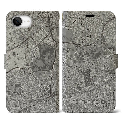 【青山一丁目（東京都）】地図柄iPhoneケース（手帳タイプ）