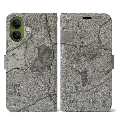 【青山一丁目（東京都）】地図柄iPhoneケース（手帳タイプ）