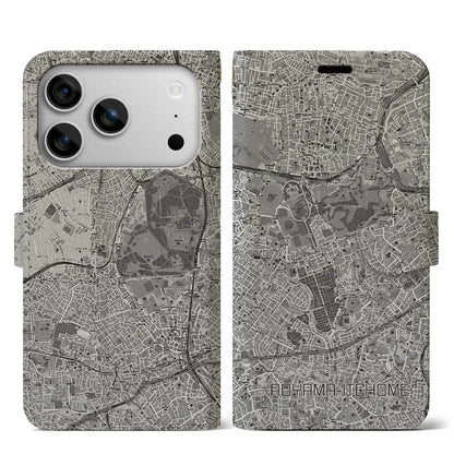 【青山一丁目（東京都）】地図柄iPhoneケース（手帳タイプ）