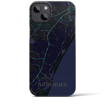 【荒浜（宮城県）】地図柄iPhoneケース（バックカバータイプ）