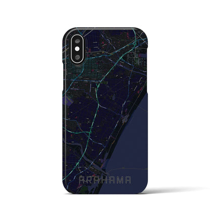 【荒浜（宮城県）】地図柄iPhoneケース（バックカバータイプ）