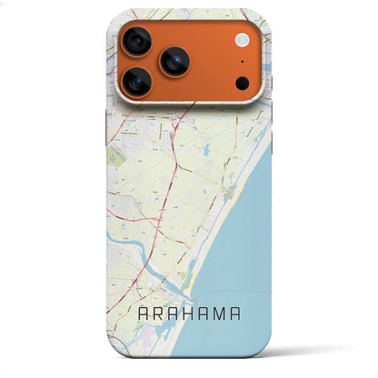 【荒浜（宮城県）】地図柄iPhoneケース（バックカバータイプ）