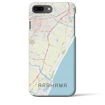 【荒浜（宮城県）】地図柄iPhoneケース（バックカバータイプ）