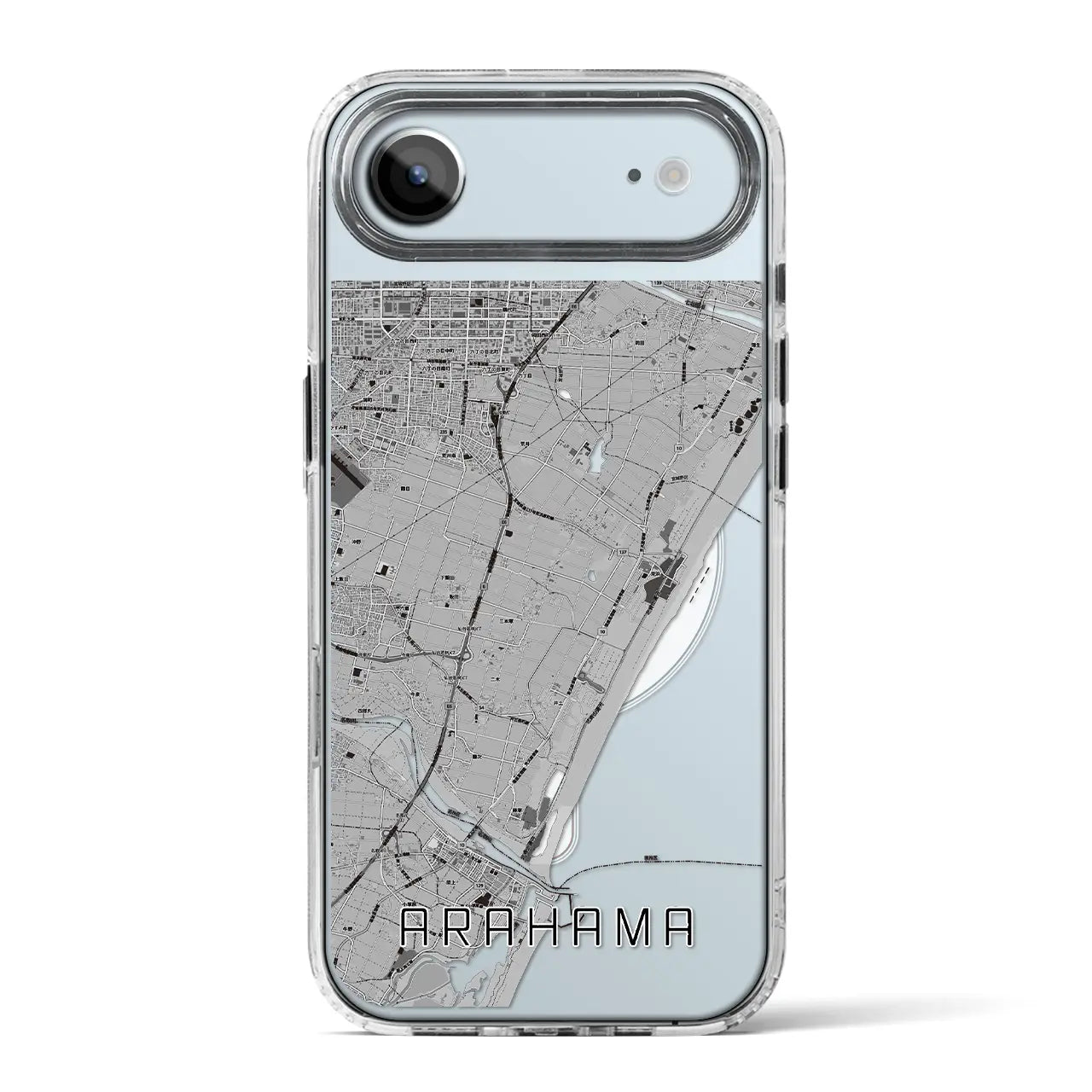 【荒浜（宮城県）】地図柄iPhoneケース（MagSafeタイプ）