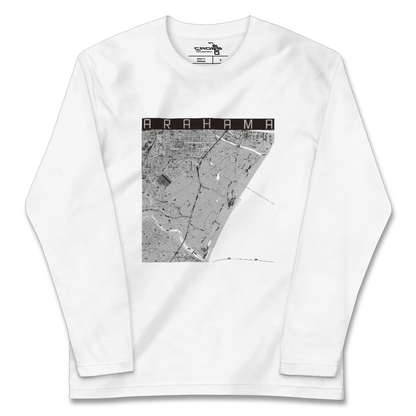 【荒浜（宮城県）】地図柄ロングスリーブTシャツ