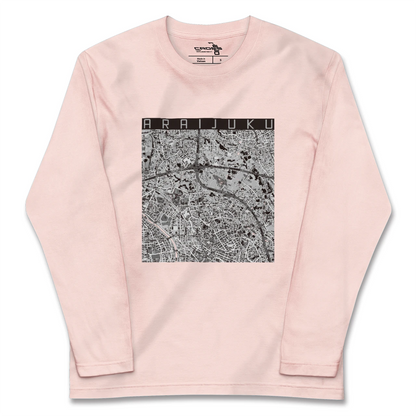 【新井宿（埼玉県）】地図柄ロングスリーブTシャツ