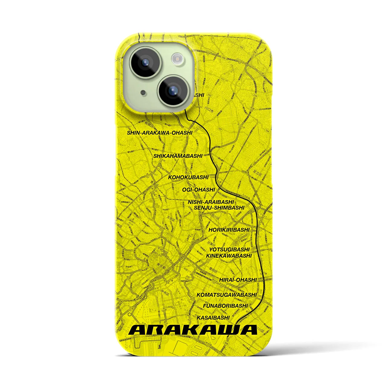 【荒川（東京都）】サイクリストiPhoneケース（バックカバータイプ）