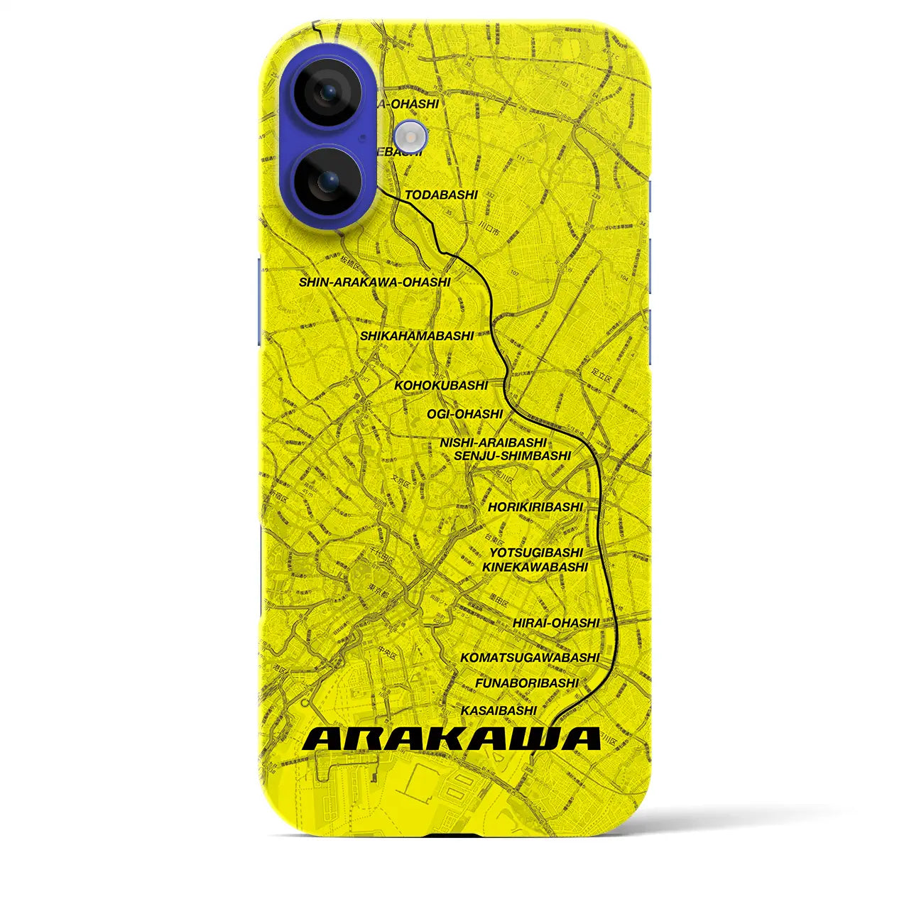 【荒川（東京都）】サイクリストiPhoneケース（バックカバータイプ）