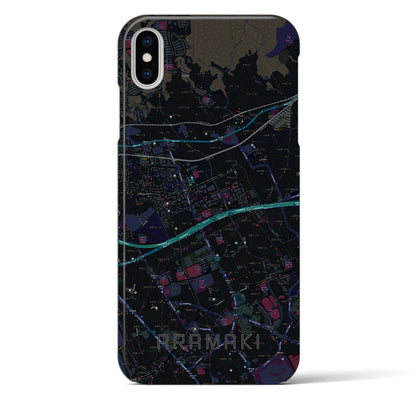 【荒牧（兵庫県）】地図柄iPhoneケース（バックカバータイプ）