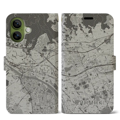 【荒牧（兵庫県）】地図柄iPhoneケース（手帳タイプ）