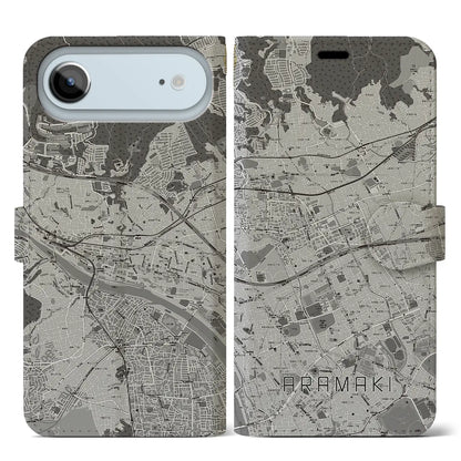 【荒牧（兵庫県）】地図柄iPhoneケース（手帳タイプ）